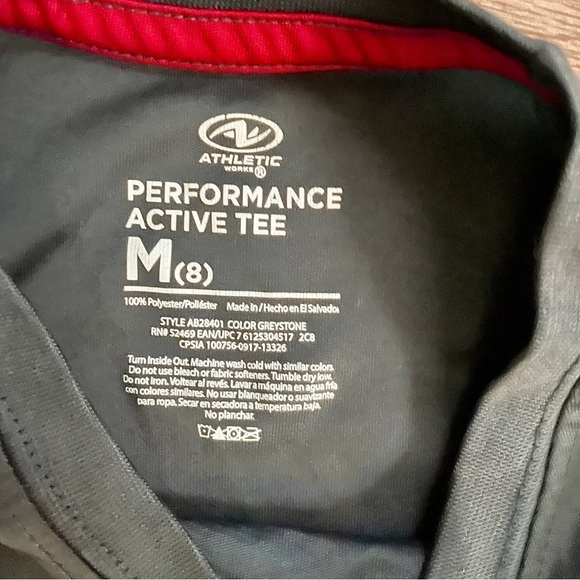 🎯3/$10 Athletic Works Performance Tee Get Fired Up Graphic Medium 8 - Picture 2 of 4